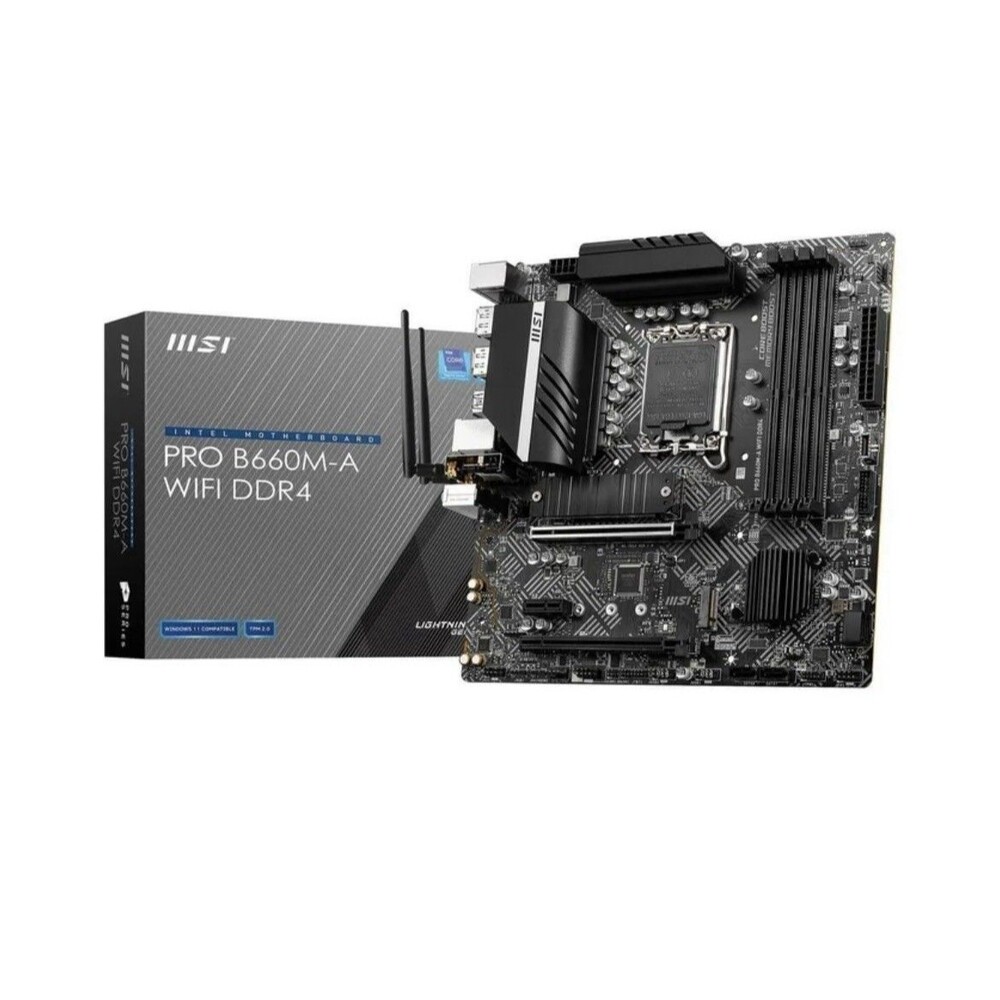 MSI pro b660m-A WIFI DDR Motherboard -SHIPS FREE!